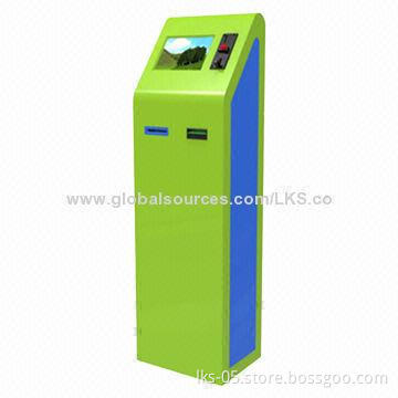 Ticket Management Terminal Kiosk with Coin Validator for Transportation